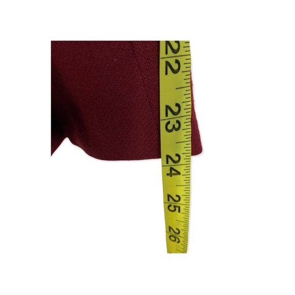 Vintage 70s Bobbie Brooks Red Wool Blend Blazer Medium - Picture 5 of 9